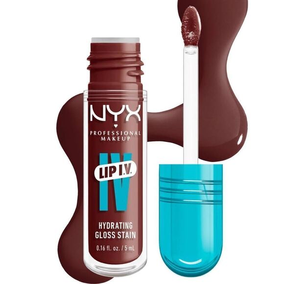 🦋 NYX 05 - MOCHA ME WET
COOL BROWN Lip IV Hydrating Lip Gloss Serum New Full Sz - Picture 1 of 10